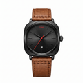 TOMI Watch Quartz Date - Brown Colour