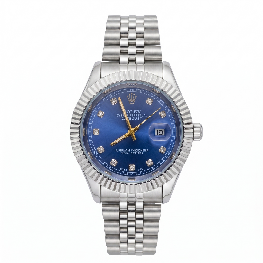 RLX Datejust Stoned Dial - Blue