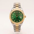 RLX Datejust Stoned Dial - Green